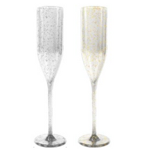 Champagne Flute Shot Glasses - Silver & Gold 6ct