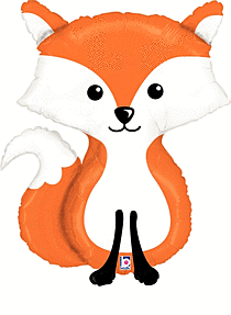 #022 Woodland Fox 36in SuperShape Balloon