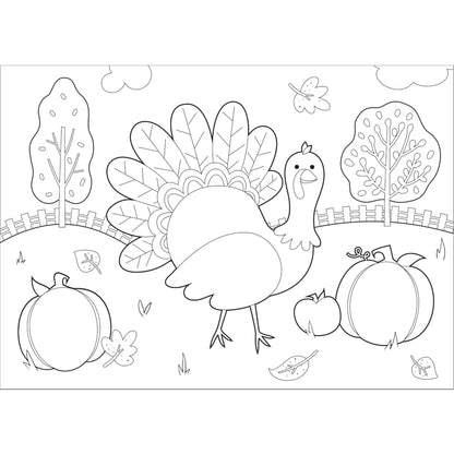 Thanksgiving Activity Placemats 8ct