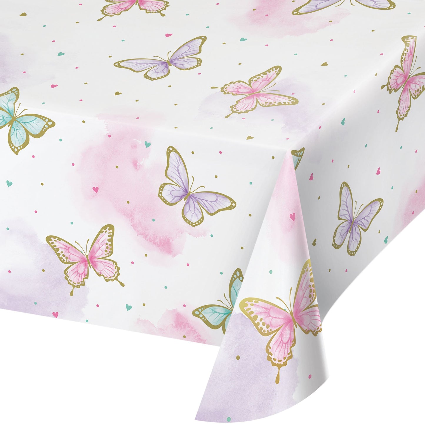 Butterfly Shimmer Table Cover, Paper