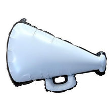#631 Megaphone White 27n Balloon