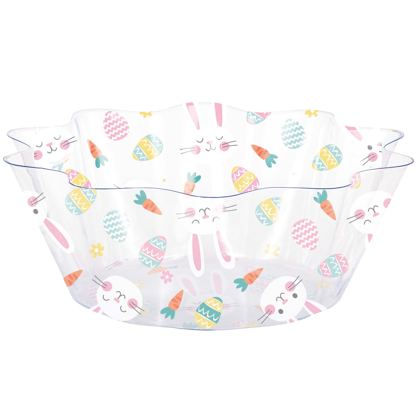 Easter Fluted Plastic Bowl 8in
