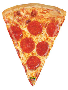 #039 Mighty Pizza 34in SuperShape Balloon