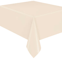 Vanilla Creme Plastic Rectangle Table Cover 54" x 108"