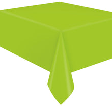 Kiwi Green Plastic Rectangle Table Cover 54" x 108"
