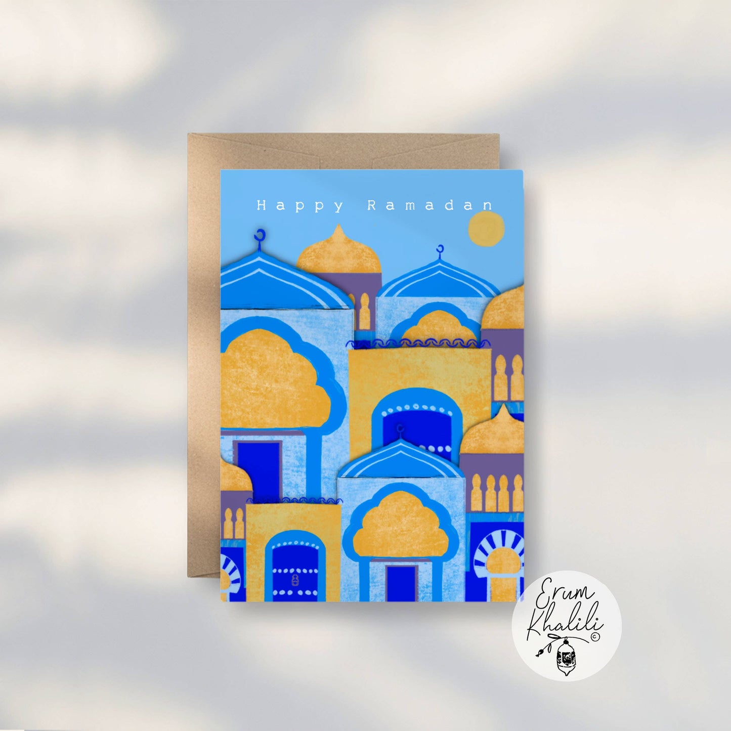 Ramadan Mubarak Card - A2 Blank Inside