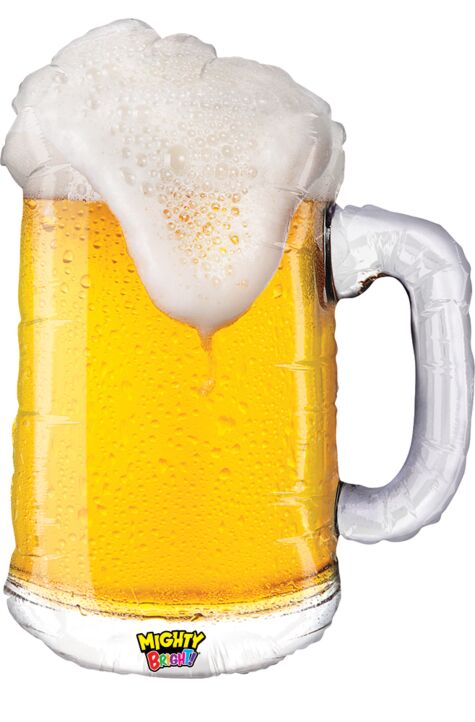 #034 Mighty Beer Mug 34in SuperShape Balloon