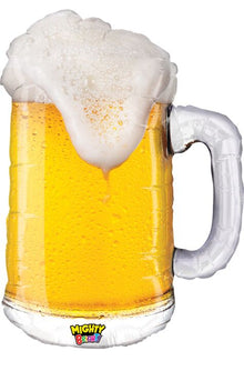 #034 Mighty Beer Mug 34in SuperShape Balloon