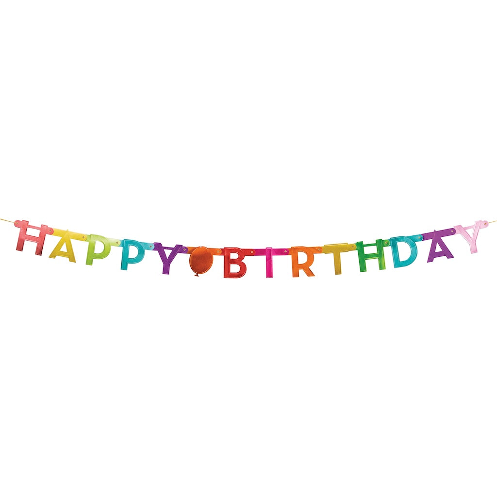 Happy Birthday Jointed Banner