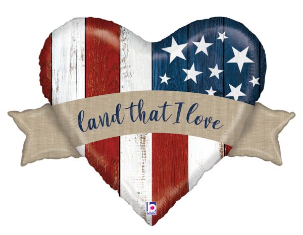 #622 Patriotic Land That I Love 32in Balloon