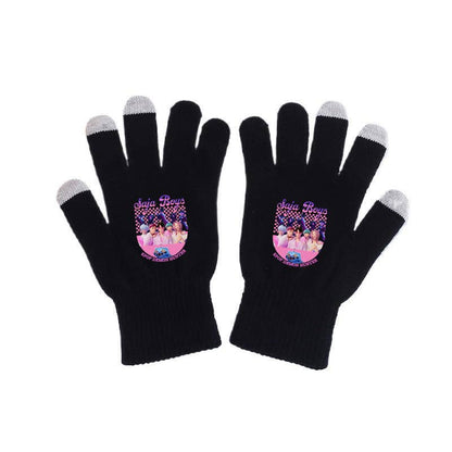 K-Pop Demon Hunters Black Knit Gloves