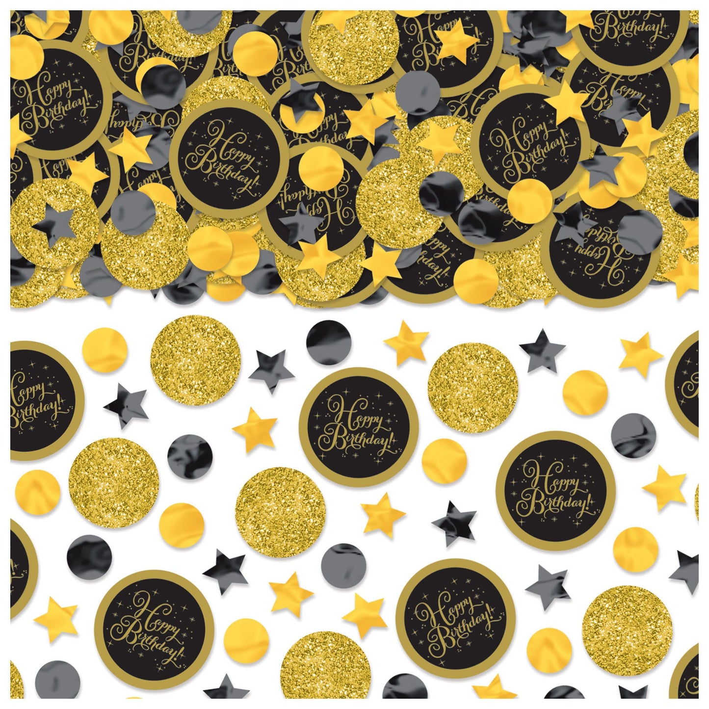 Gold Birthday Confetti