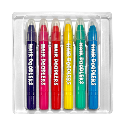 Hair Doodlers Hair Crayons Set of 6