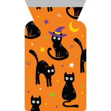 Cello Bag with Zipper - Halloween Cat 12ct