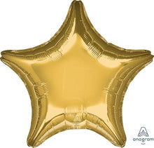 #666 Gold Star 28in Balloon