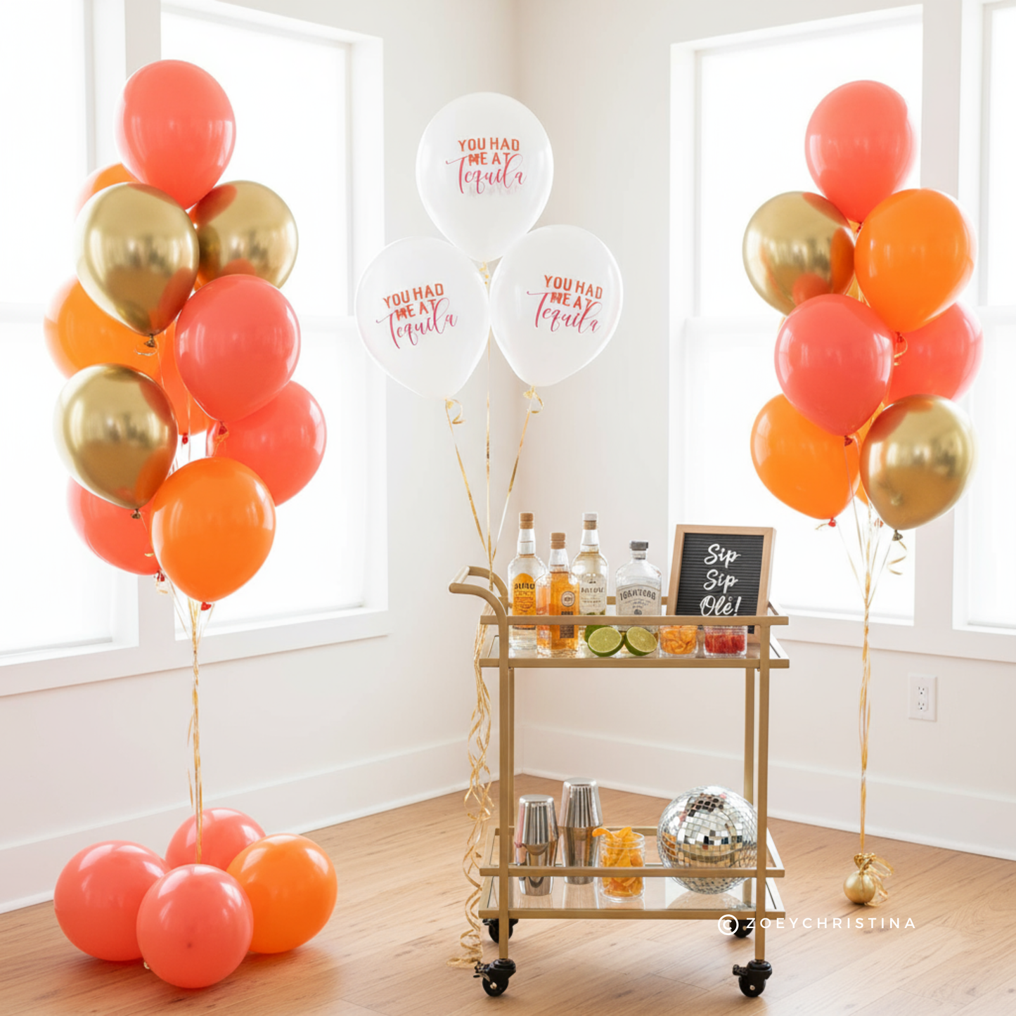 You Had Me at Tequila Clear Latex Balloons – [25 Pack]
