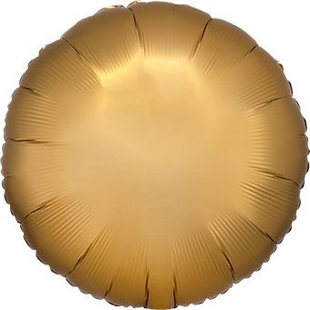 Satin Luxe Gold Sateen Round 18in Balloon