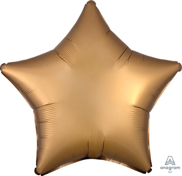 Satin Luxe Gold Sateen 18in Solid Mylar