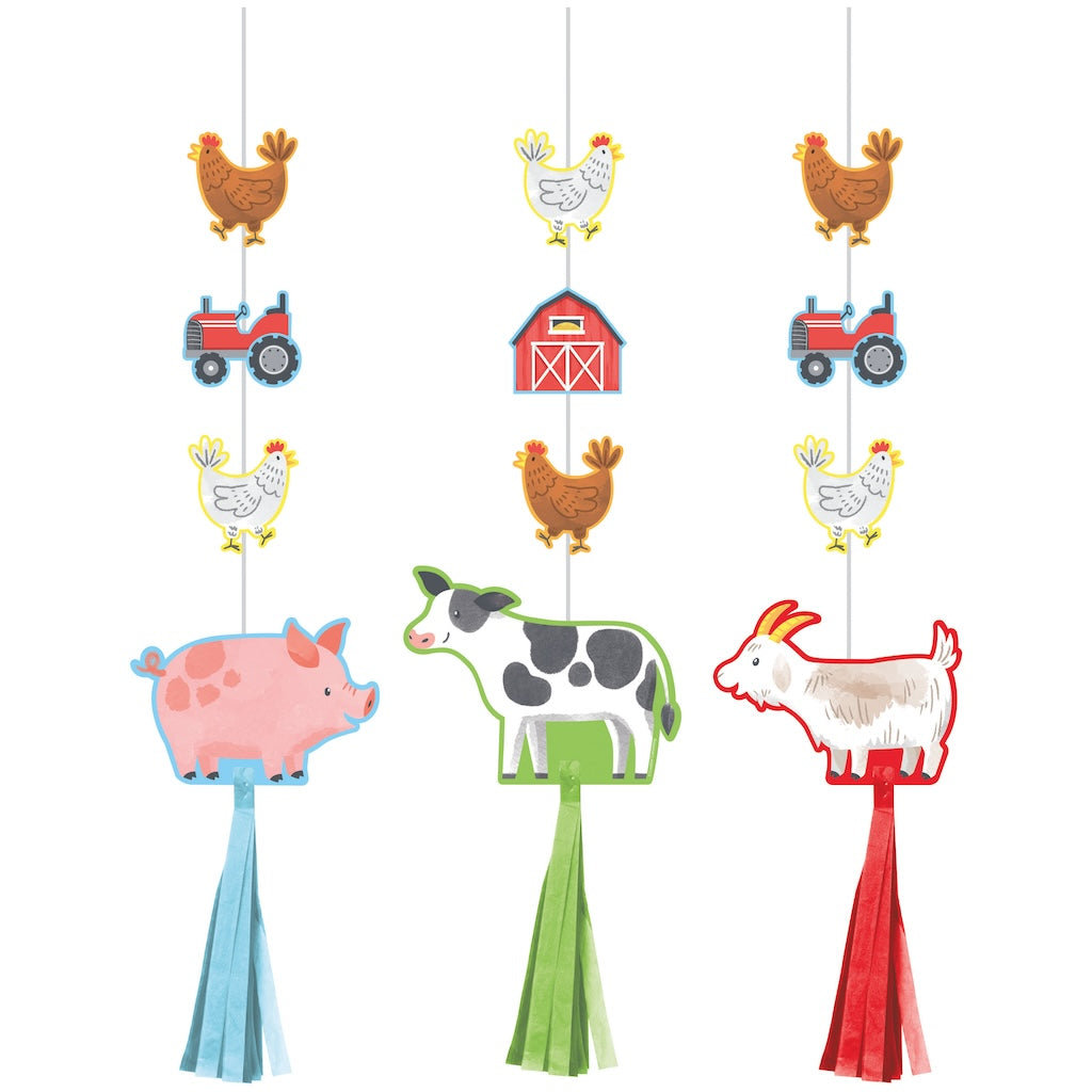 Farm Animals Tassles