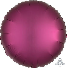 Luxe Pomegranate Round 18in Solid Mylar