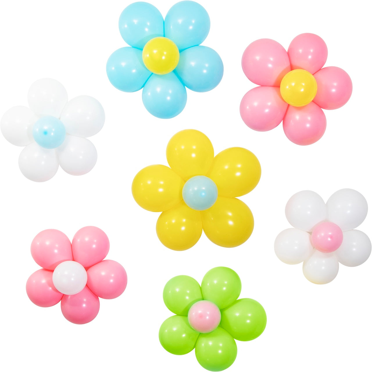 Flower Power Balloon Wall Decoration Kit 49ct