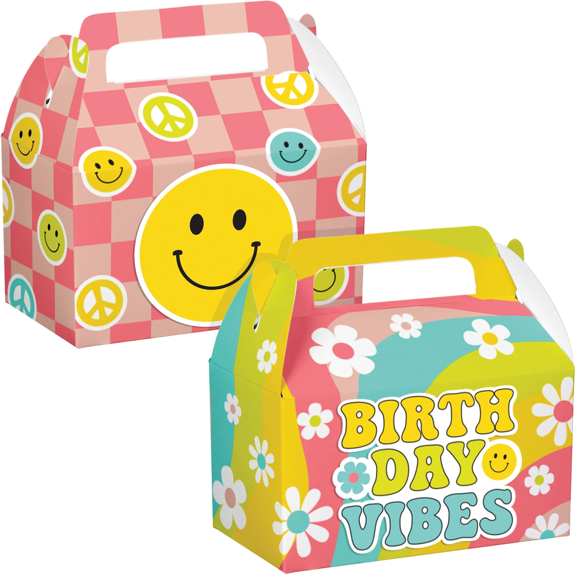 Flower Power Treat Box w/ Dimensional Attachment 4ct