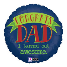 #625 Awesome Dad 18n Balloon