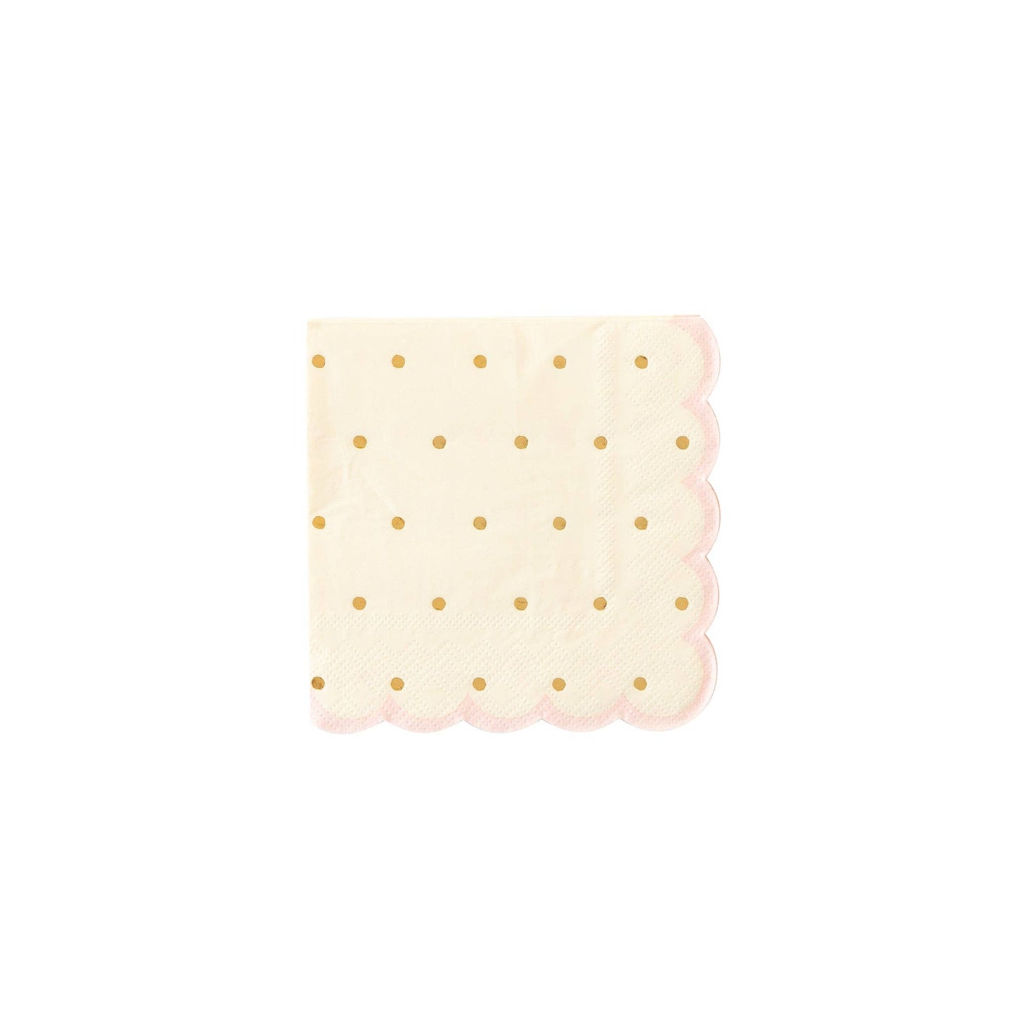 Princess Scalloped Cocktail Napkins 18ct