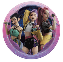 KPop Demon Hunters 9in Plates 8ct