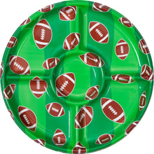 Football Plastic Compartment Tray