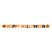 Happy Halloween Ribbon Banner