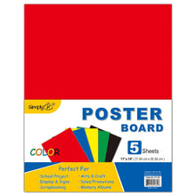 Color Board Sheets 11x14 5ct