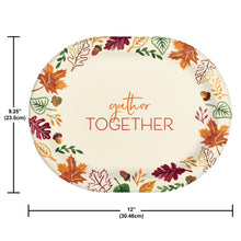 Fall Festivities 9.25" x 12" Oval Plates 8ct