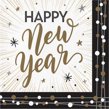 New Years Shimmer Lunch Napkins 16ct