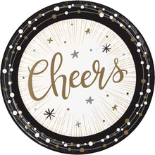 New Years Shimmer 7in Plates 8ct