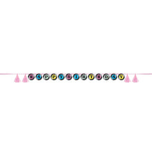 Birthday Beats Ribbon Banner Shaped