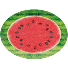 General Decor Plastic Oval Tray - Watermelon