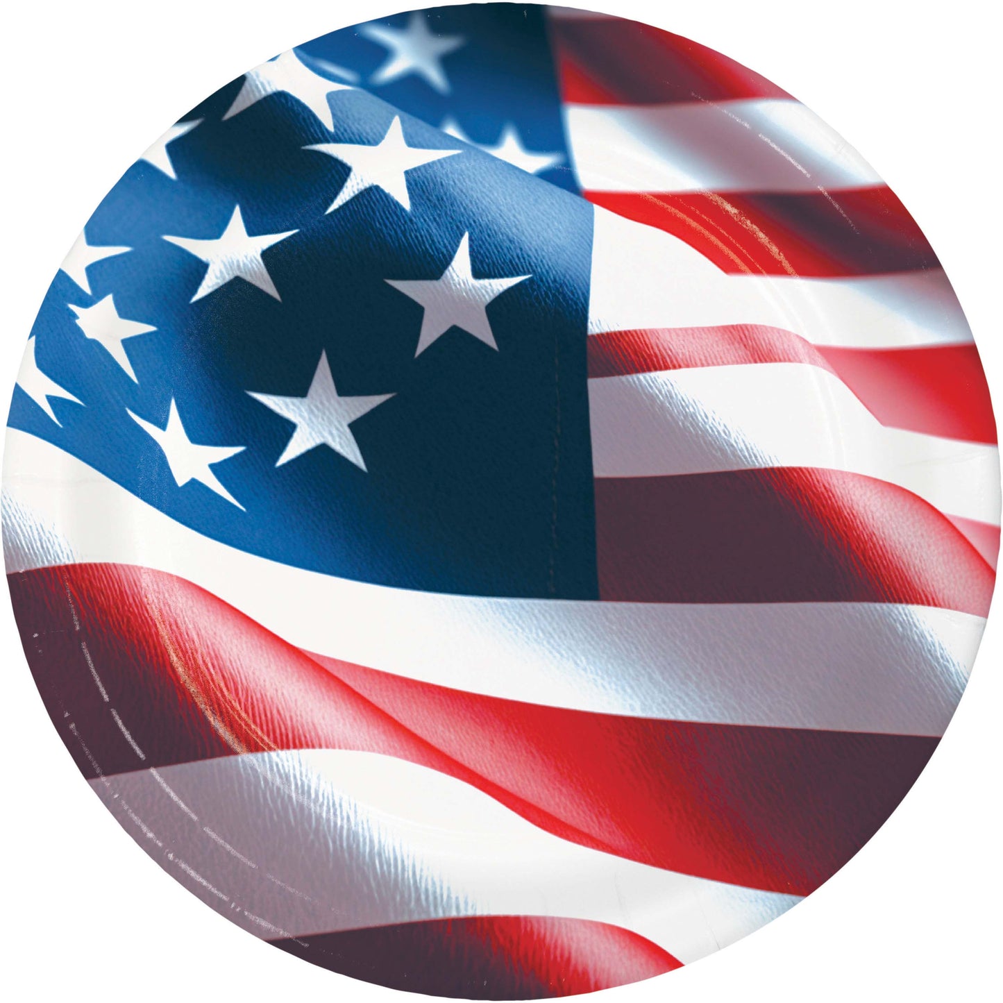 Freedom Flag 9in Plates 8ct