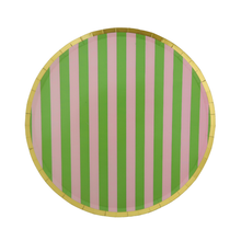 Camp Bachelorette Stripe Dinner Plates