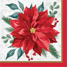 Festive Floral Lunch Napkins 16ct