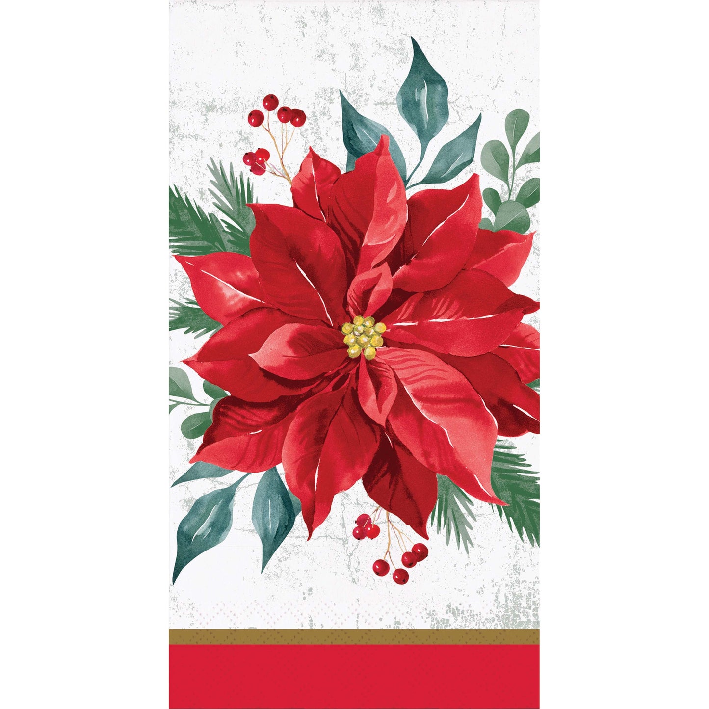 Festive Floral Guest Towels 16ct