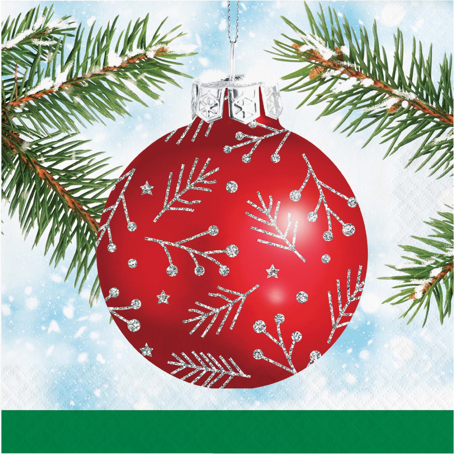 Classical Christmas Lunch Napkins 16ct