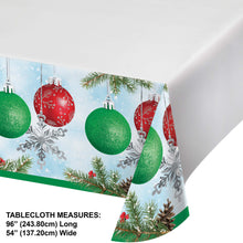 Classical Christmas Paper Table Cover 54 x 96