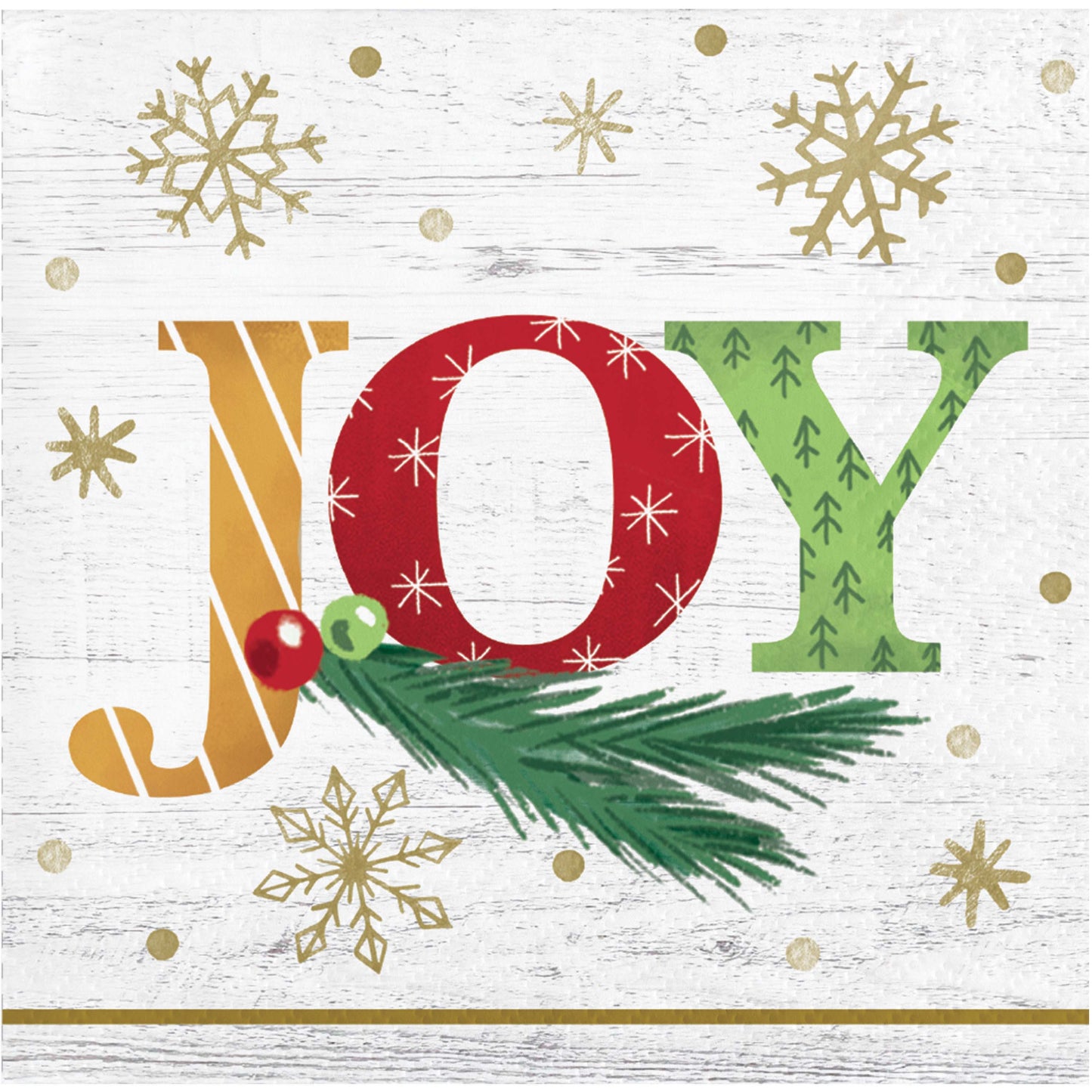 Timeless Tree Beverage Napkin 16ct