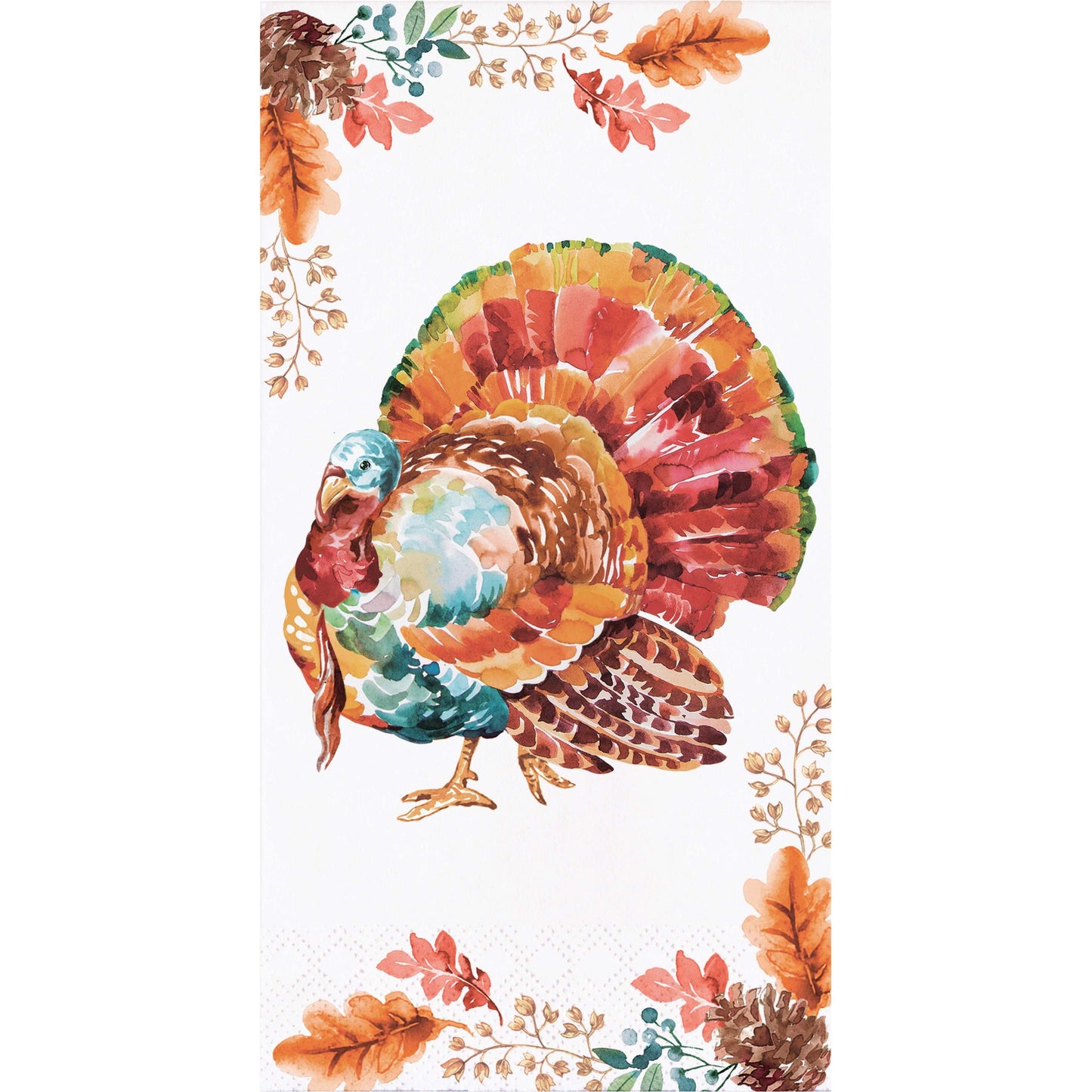 Tasteful Turkey Guest Towels 16ct