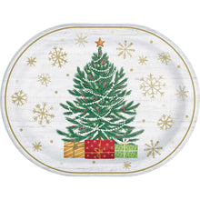 Timeless Tree 9.25" x 12" Oval Plates 8ct