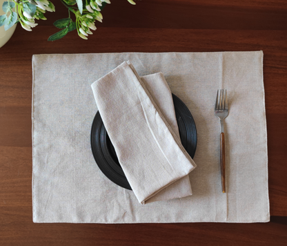 Classic Solid Natural Cloth Napkin