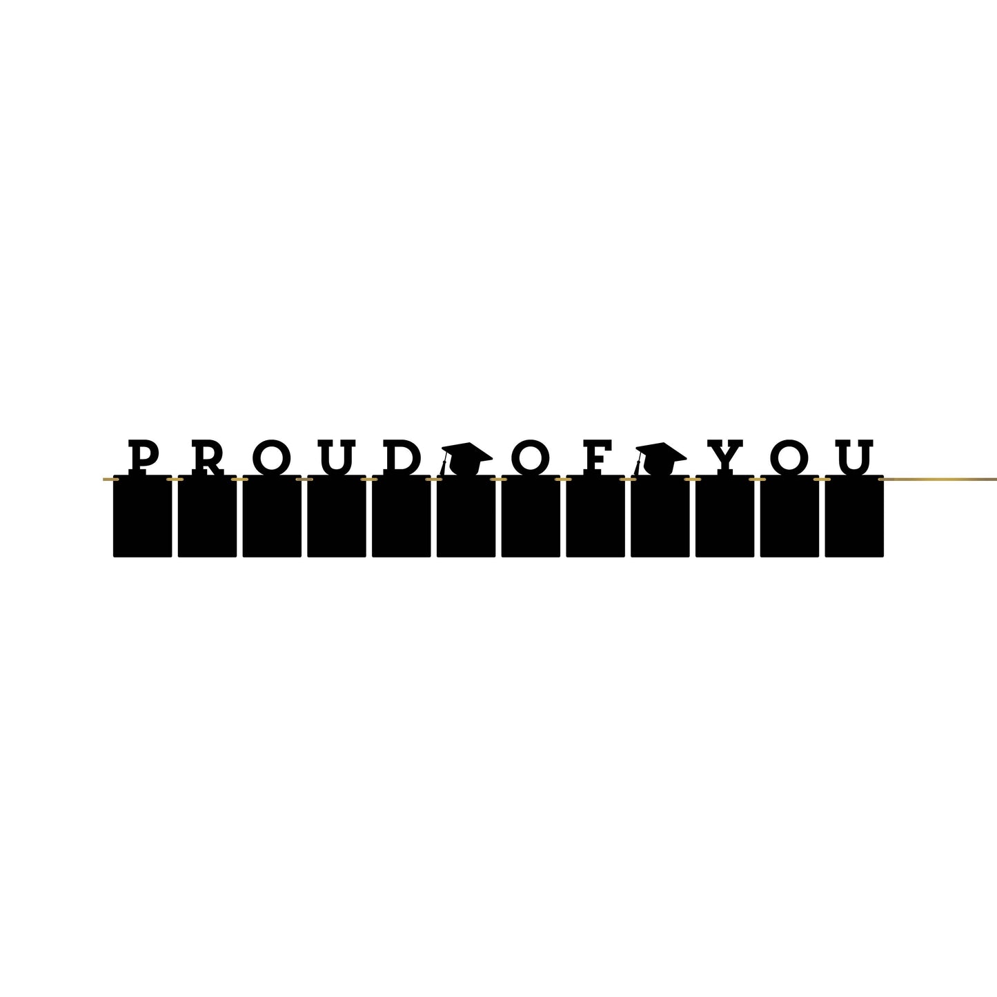 Grad Proud Of You Photo Banner