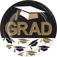Graceful Grad 7in Plates 8ct