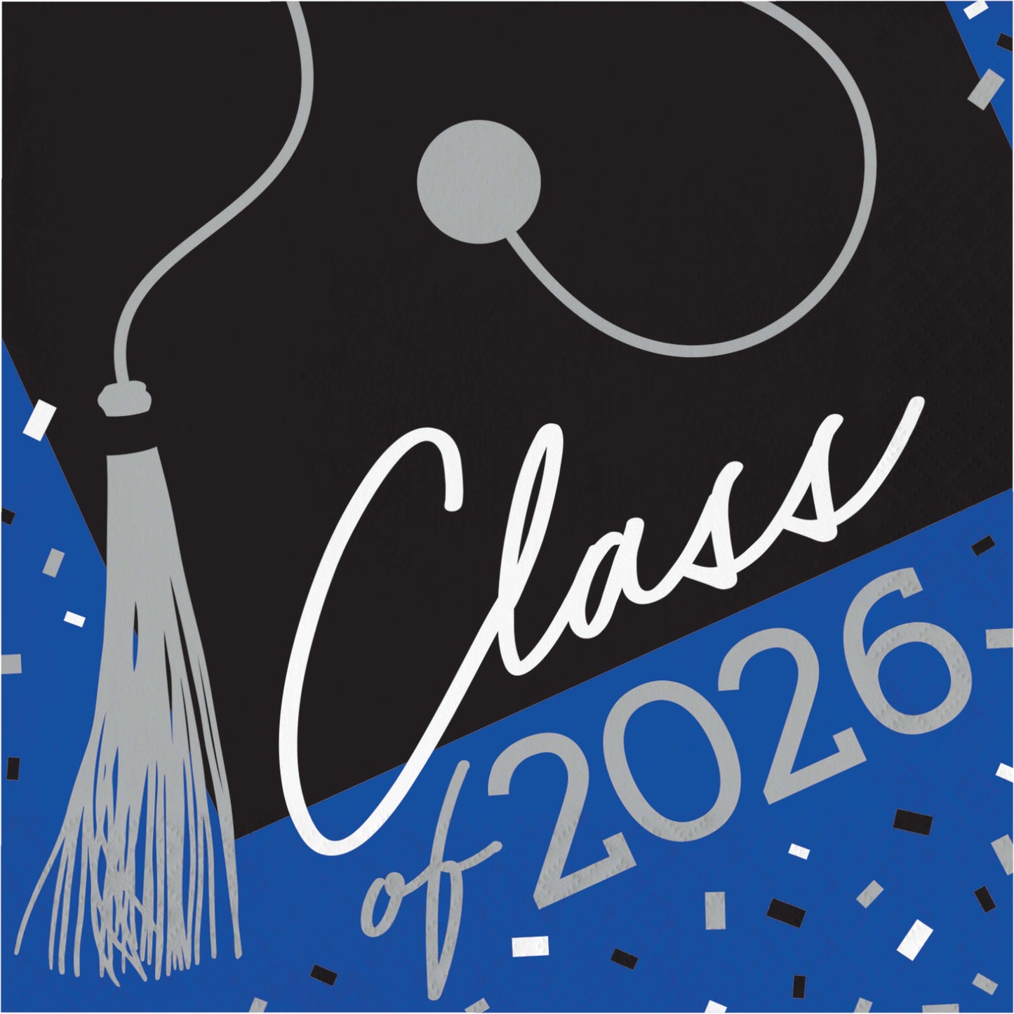 Graduation Blue 2026 Lunch Napkins 36ct